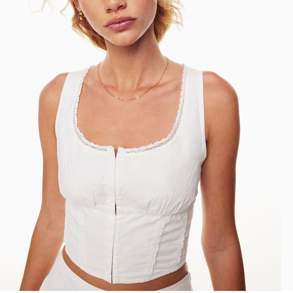 Aritzia White Tank Top